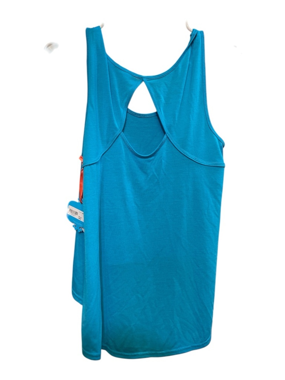 Teal Layered Racerback Tank Top - Picture 2 of 4